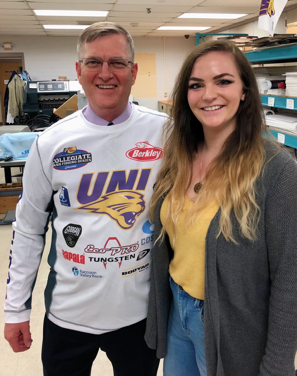 GrafxUni's tweet photo. Loved bringing @presidentatuni into our lab today and making him a custom shirt using our Direct to Garment Printer! https://t.co/fn7IELGZp4