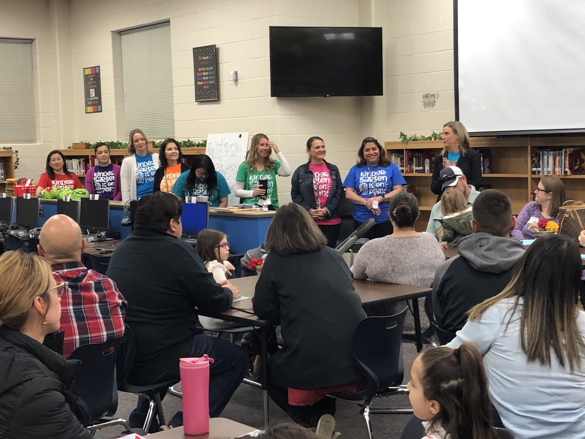 Fields_Library's tweet photo. Kinder Roundup was a success. Our future Falcons got to take a book home compliments of our library. ⁦@NISDFields⁩ ⁦@NISDLib⁩ ⁦@fields_kinder⁩ #futurefalcons #ourkinderteachersarethebest https://t.co/rq835qMvYe