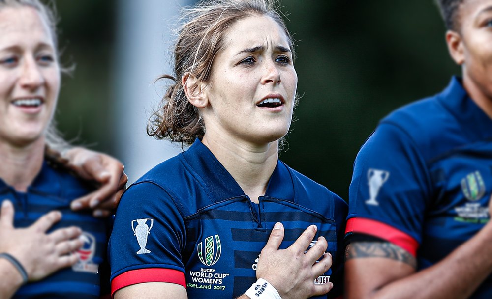 USARugby's tweet photo. After a remarkable 8-year career, Women's Eagle @kimbodare announces her retirement.
MORE » https://t.co/ng0nsMM7HS
#ThankYouKimber | #EaglesUnited 🇺🇸 https://t.co/I0i9bzy38o