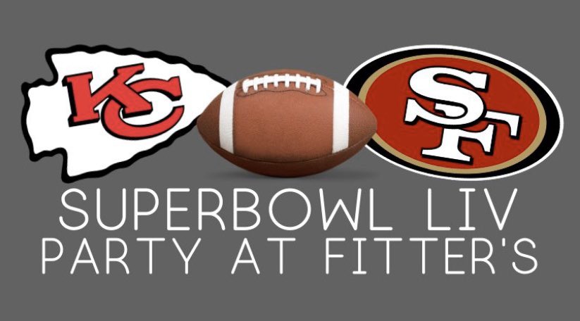 FitterPub's tweet photo. Come party at Fitter’s for the Super Bowl! Our party starts at 4pm! We will have pizza &amp; drink specials! A DJ to keep the atmosphere up! Tons of giveaways and of course a sea of red!
#PartyAtFitters #superbowl2020 #warrensburgmo #downtownwarrensburg #WarrensburgSuperBowlSpirit https://t.co/a2yILNrMPw