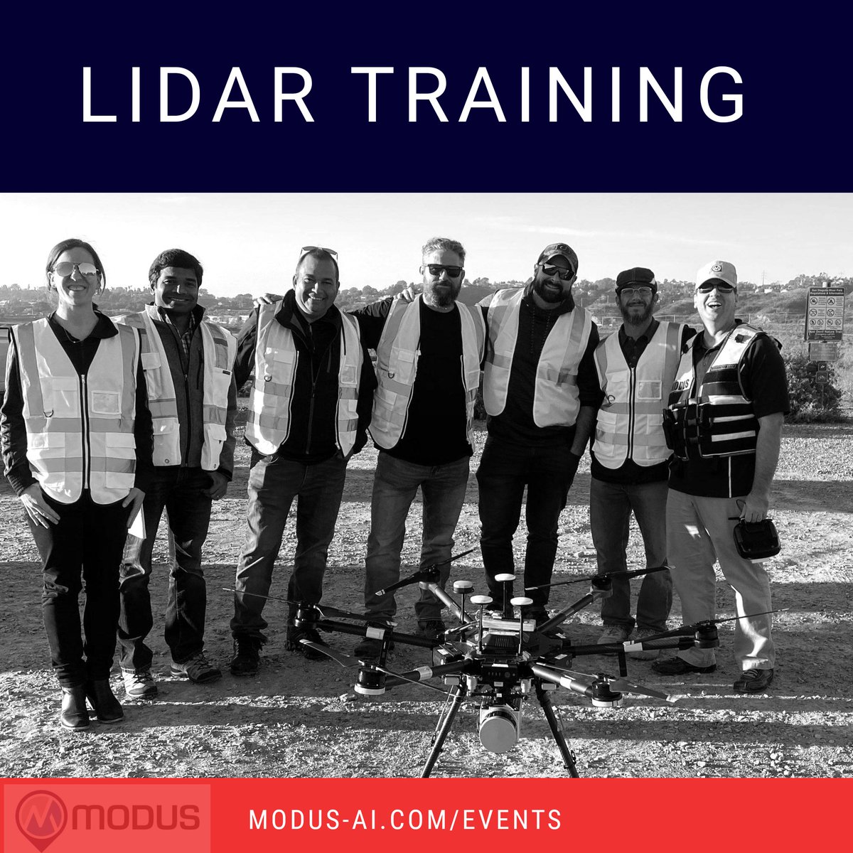 ModusHQ's tweet image. We are proud of our latest group of students learning about #geospatial #mapping using #lidar and #drone.  They discovered the latest mapping techniques, accuracy standards, market pricing, and effective use cases.  
Learn more at Modus-ai.com/events