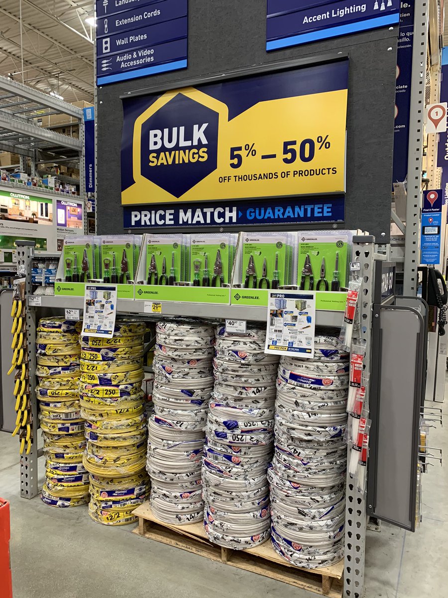 MattDanik's tweet photo. New Pro Ad Starts today! Saugas MA is packed out with our new wire reset and ready to sell ! #2372 #Lowes #LowesforPro https://t.co/B8V4Zm37LS
