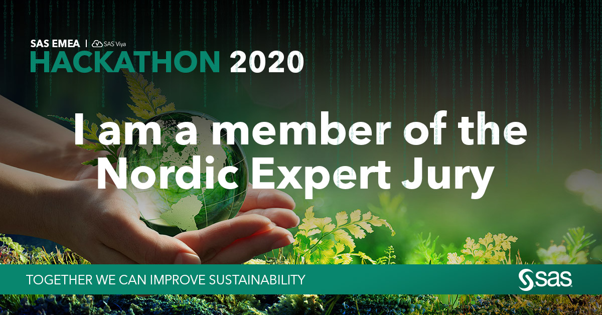 HomesAtMetacoda's tweet photo. I'm excited to be a @sas_nordic #HackInSAS jury member! Follow the #hackathon activities on the website and see what @SASsoftware partners develop! https://t.co/19w7tkOjEm
#SAScommunity #SASpartners #powerofthepartner #sustainability #community #data4good https://t.co/QvLM7GczMx