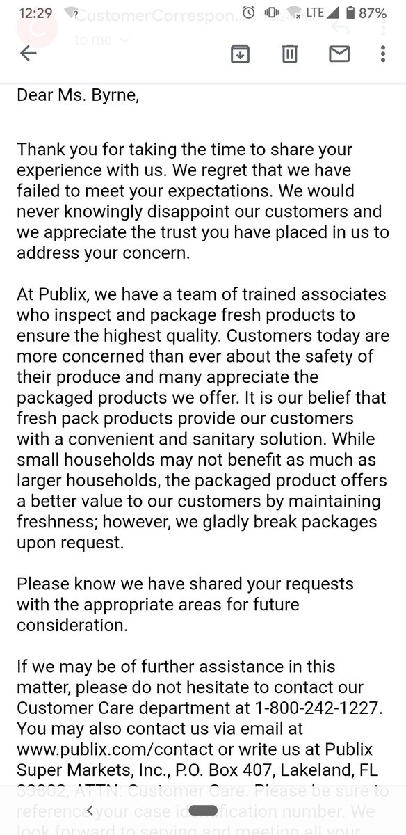Well <a href="/Publix/">Publix</a> doesn't really have any desire to help the environment so I don't really have any desire to shop there. Also, FYI whether you break the package or I do, there is still waste. #zerowaste #plasticfree #zerowasteliving #plasticfree #zerowastejourney