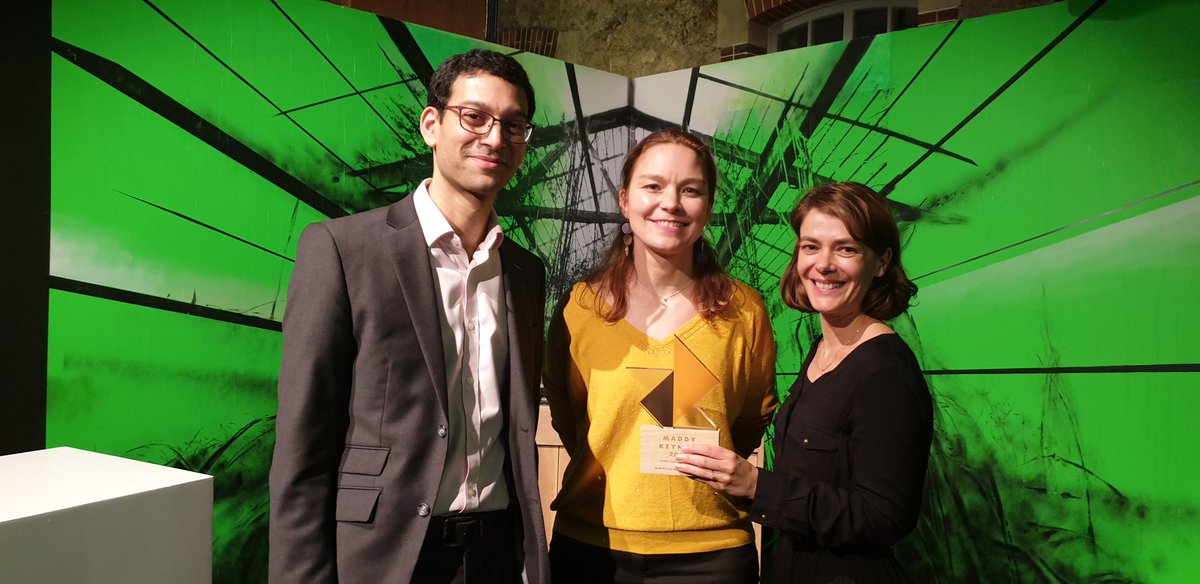 Zagatub's tweet photo. #Maddykeynote2020 
Prix Mutation "place du village" remis par @EMannooretonil à la startup ..... 🥁🥁🥁
@ComptoirCampagn 
Bravo à toute l'équipe 👍👏👍 https://t.co/5G8uhvwciX