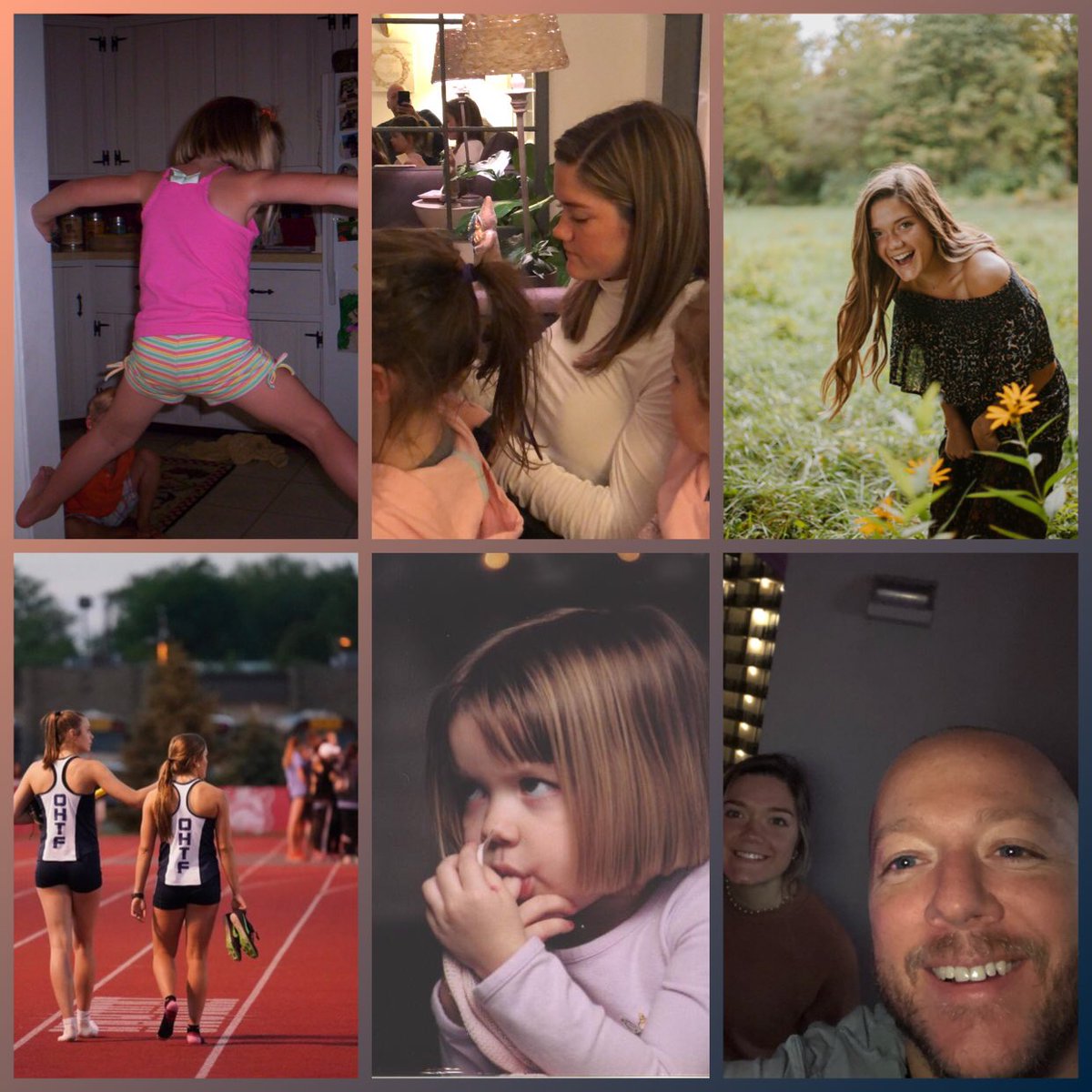 Even in moments unaware, my heart was always watching...Love you sis! #girldad