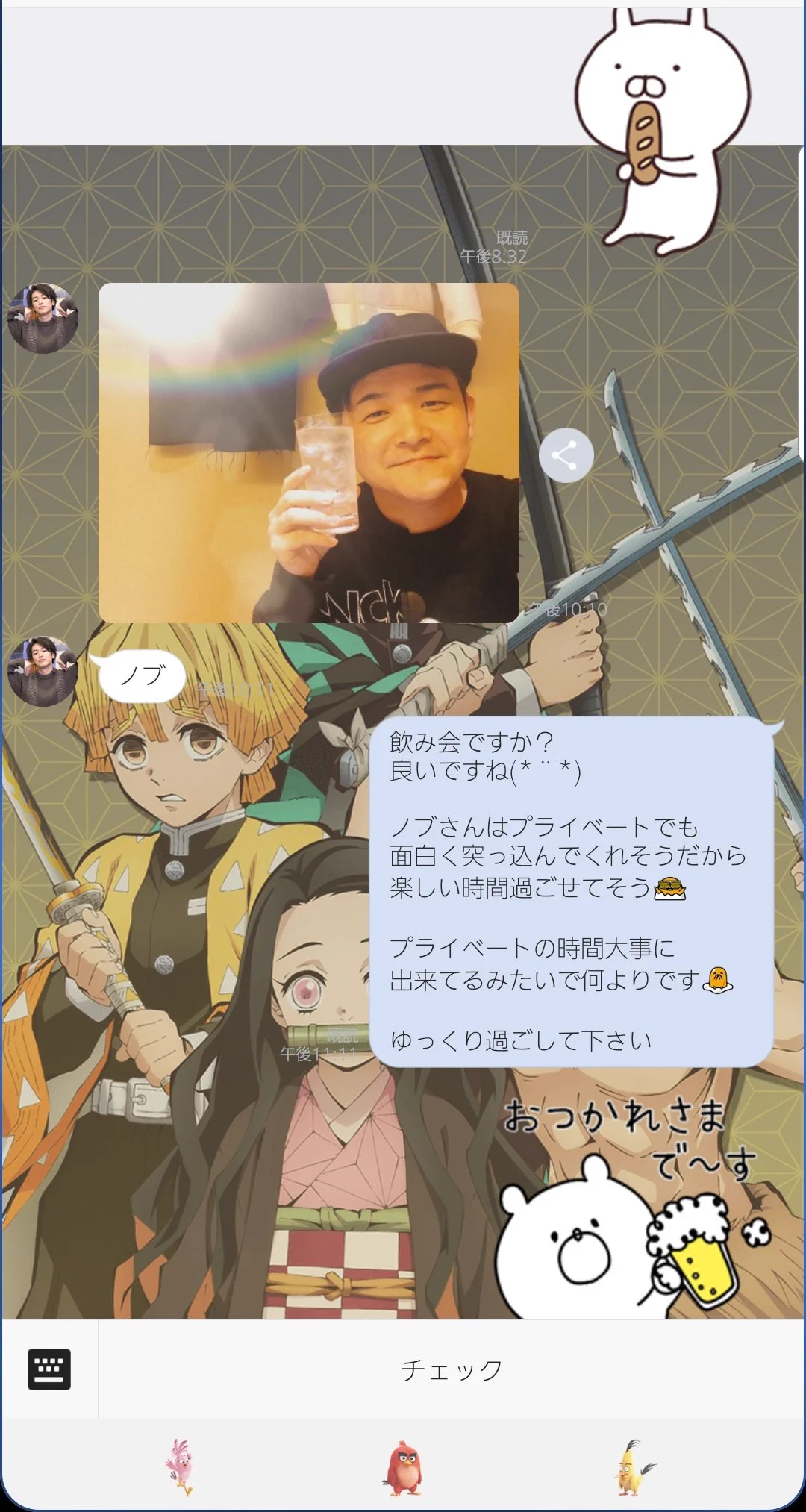 @__YAMATOHA__ 私は後輩みたいな流れにw 