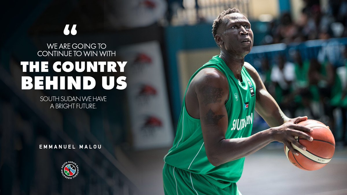 SSBFed's tweet photo. π£ Winning together! Strong words from @emmanuelmalou after FIBA AfroBasket 2021 Preliminaries
#YaWhoDa #SouthSudanBasketball πΈπΈπ https://t.co/v85wjcsMjm