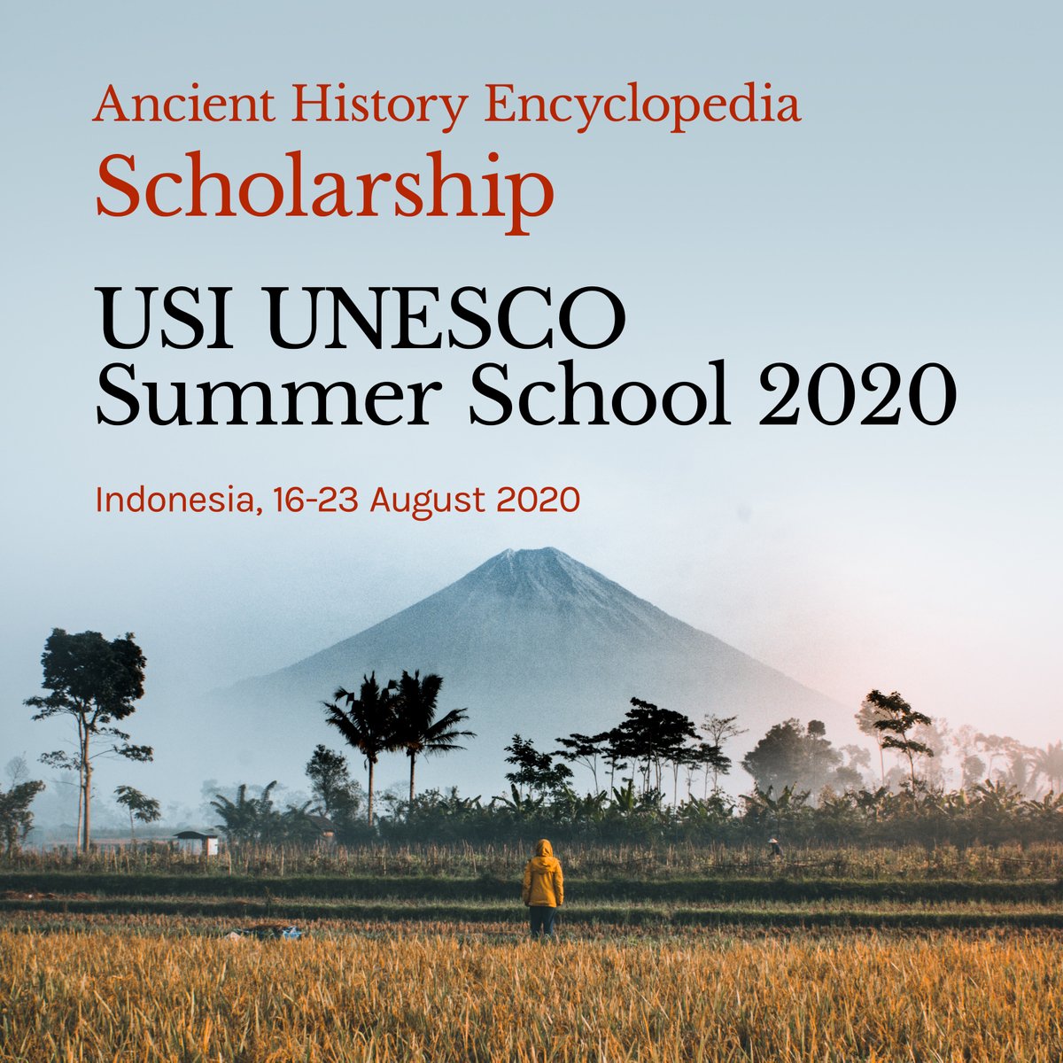 We're offering a scholarship to attend the Summer School 2020 of the UNESCO Chair in ICT to develop and promote sustainable tourism in World Heritage Sites. The event will take place in Indonesia from 16-23 August 2020. juno.ancient.eu/unesco-summer-… 

#Unite4Heritage #Faces4Heritage