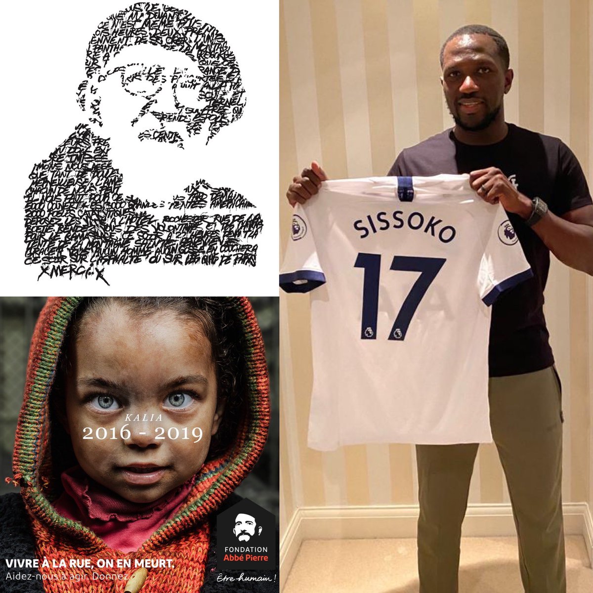 Chaque nuit, à Paris, 700 enfants dorment dehors avec leurs parents. En France, 4 millions de personnes souffrent du mal-logement. Un toit c’est être en sécurité et rester en vie. 
Rt et follow 👉🏿<a href="/Abbe_Pierre/">Abbé Pierre</a> et je t’offre mon maillot signé ✍🏿 si tu es tiré au sort samedi soir.