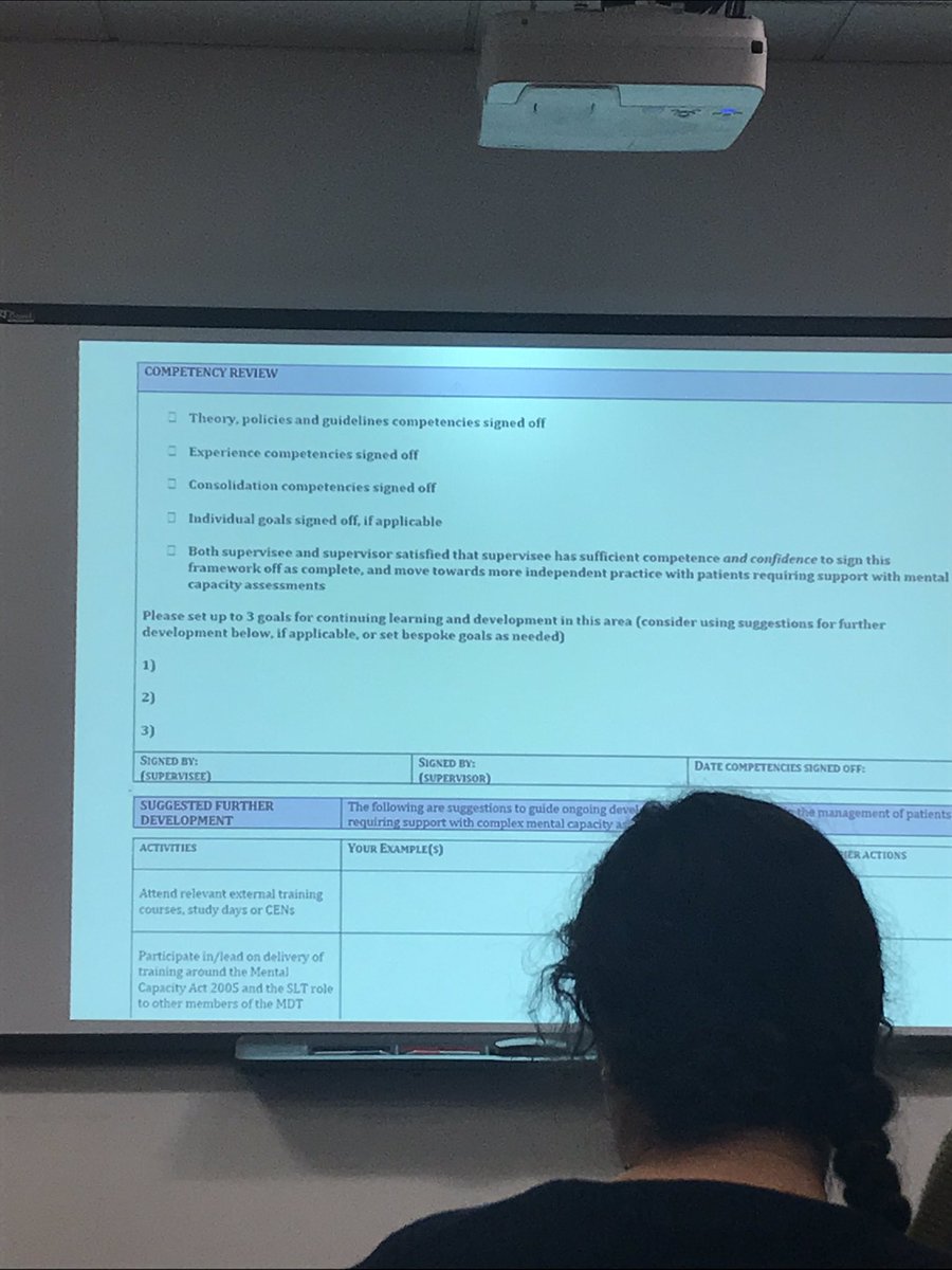 Helena_G_SLT's tweet photo. Fantastic day at #MCCEN My take away points are: educate others about all the stages involved, and that an MDT approach is needed where an SLT’s role is to aid communication. I also loved these competences and would like to trial in community @MC_CEN_SaLT https://t.co/79krfoiFm8