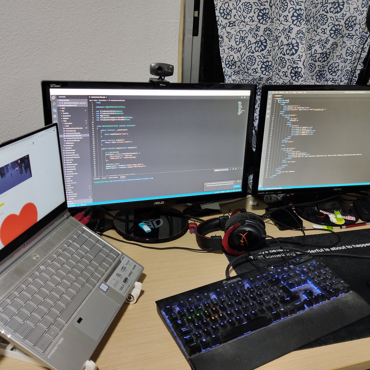 BkNRaNmA's tweet photo. Seguimos en casa dándole duro al proyecto 😃 Alexander Santos - Junior Full Stack Web Developer #laravel #react #php #javascript #webdeveloper #javascriptdeveloper #coding #fullstackdeveloper #mysqlday https://t.co/iRK30ul40H