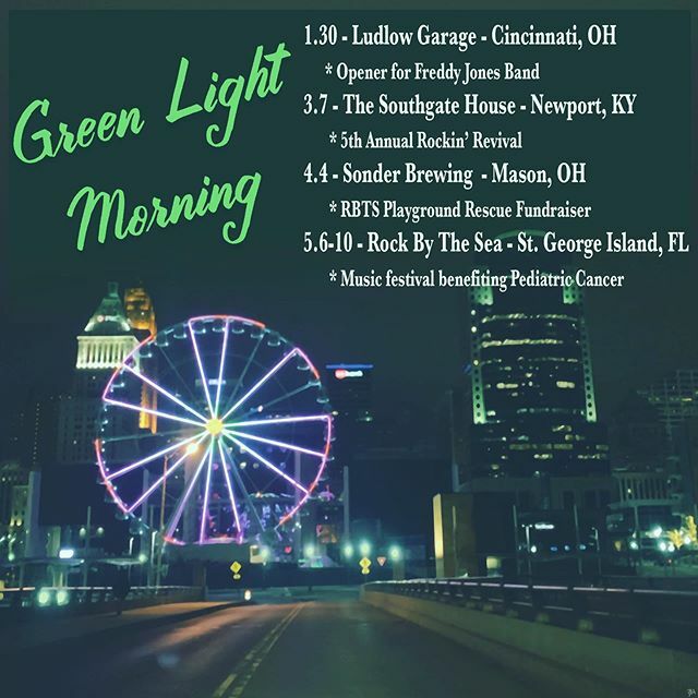 Couple thing still in the works, but great start to the next few months! •
#supporrtlivemusic #singersongwriter #cincinnati #musicscene #supportlocalartists #craftbeer #newportky #shine #letsgethappy #greenlightmorning 
<a href="/ludlowgarage/">Live Ludlow Garage</a> <a href="/sghrevival/">The SGH Revival</a> <a href="/son/">son</a>… ift.tt/2uPgJzm