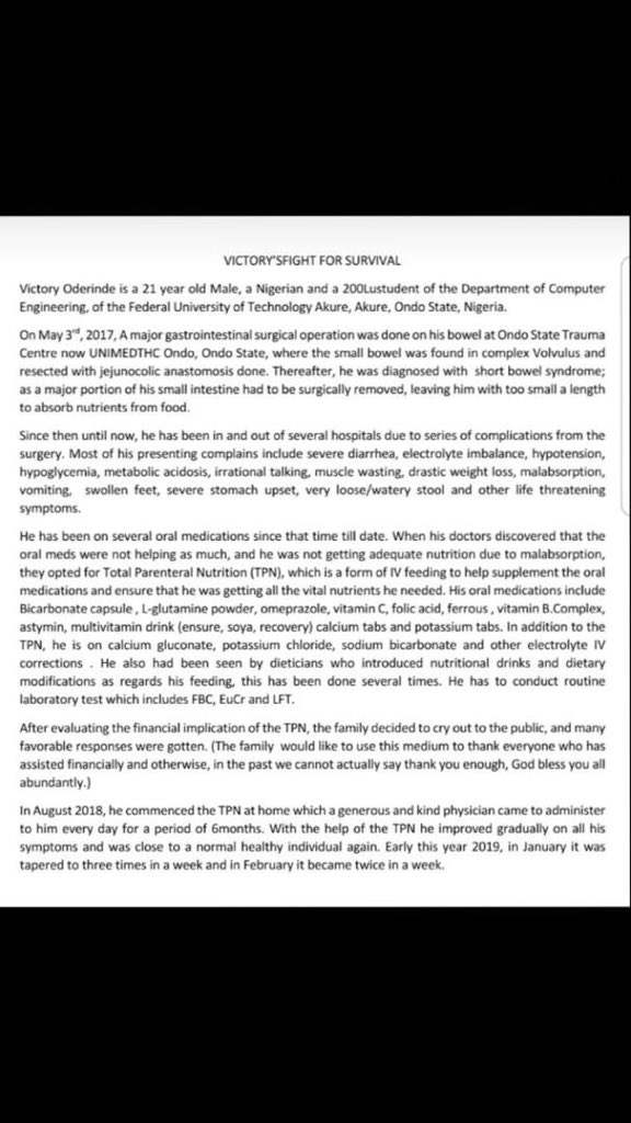 P4Prominent's tweet photo. Hi guys
Do you remember #SaveVictory
Please 🙏 this guy still need our help and support
I have been seeing students from other tertiary institutions doing online campaign for him but I think futarians aren't aware of that.
 RETWEET and Trend #SaveVictory
#Wearefutarians https://t.co/5JAPKhZAE1