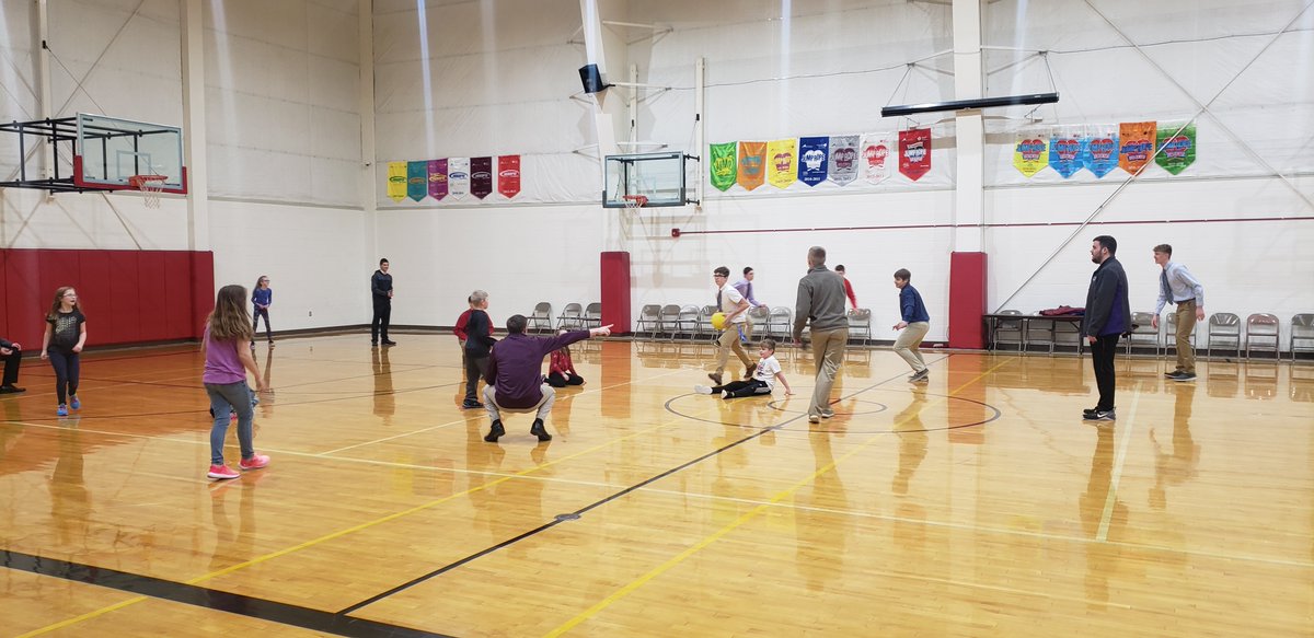 RCHSBUFFBB's tweet photo. We would like to thank Mrs. Pierson, Mr. Burke, and Mrs. Struebing for allowing us to join our Pen Pals for P.E. today.  We had an excellent time!  Go Buffs! https://t.co/1NKyzuJ5E4