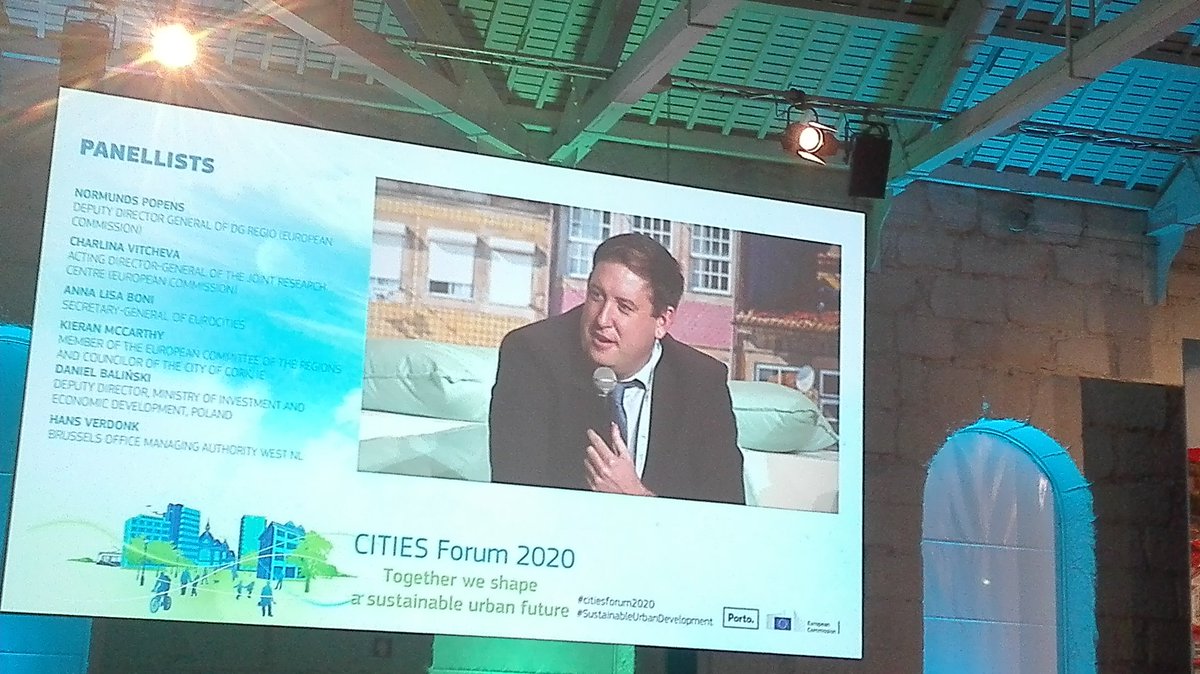TamaraEspineira's tweet photo. I am a very big fan of @URBACT @interregeurope @UIA_Initiative @EUUrbanAgenda . Look at how much has been done there says @cllrkmac #ETC #20cities https://t.co/AbjI1Oep9Z