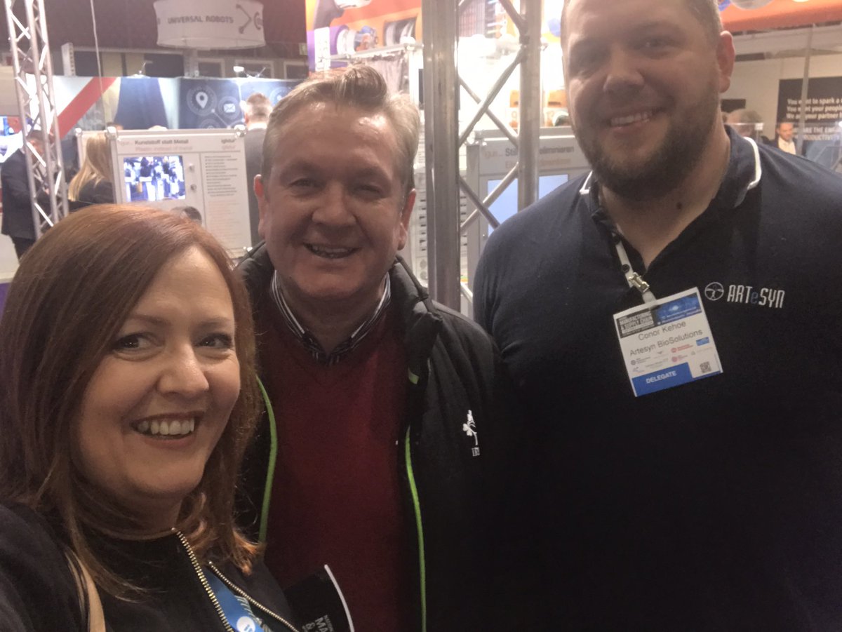 Great to meet you <a href="/mikebriggs14/">mike briggs</a> @artesynbio at #ManufacturingExplore @NationalMSC today!!