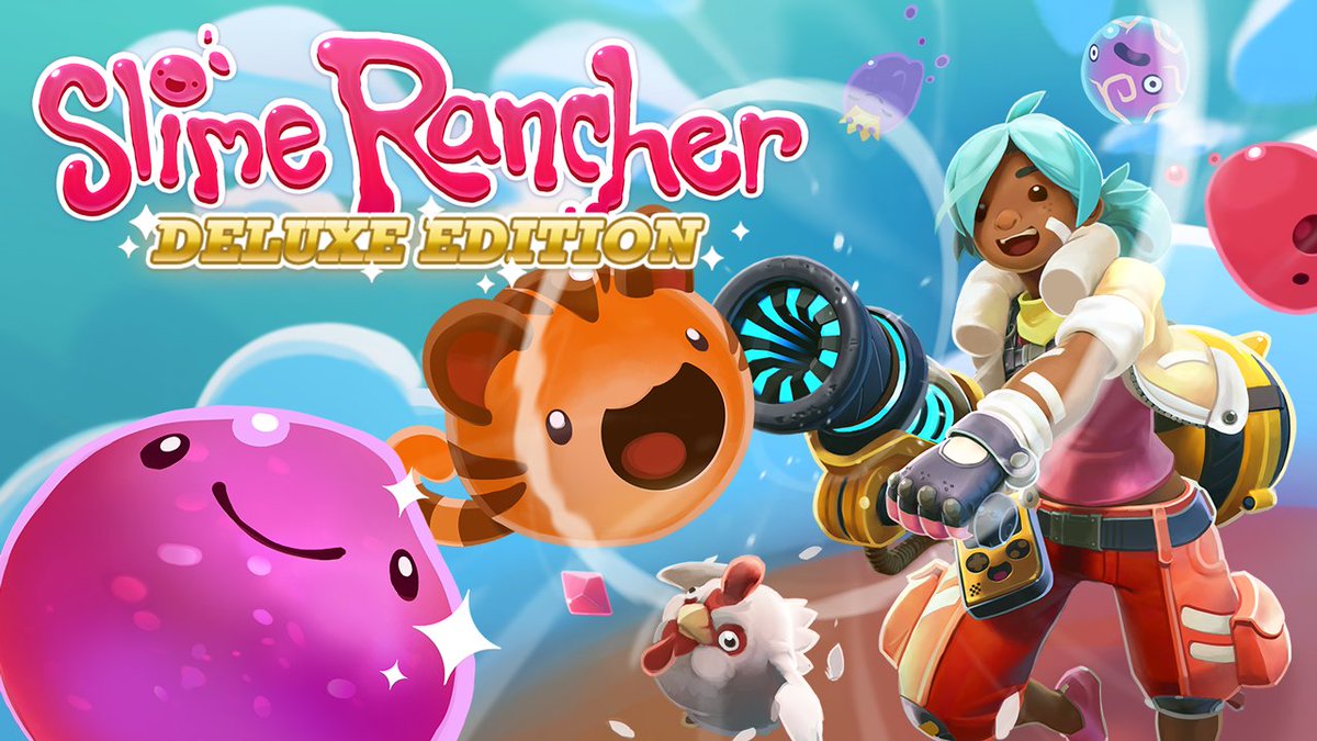 Monomi Park on Twitter: Rancher: Deluxe Edition is coming to retail stores this April! This special retail release includes the Full + DLC pressed onto a gold slime disc ✨