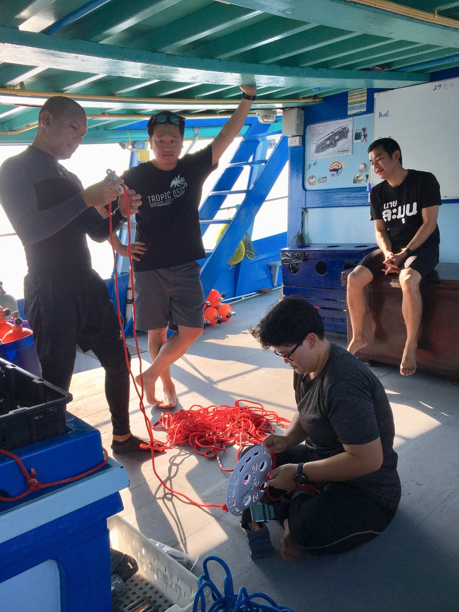 sea_mastermind's tweet image. Freedive Instructor Development Course (level 1) Class 2/2019 Open Water Exam Day 1-4 #FreediveInstructor #InstructorDevelopmentCourse #Freediving #Freedive #InstructorTrainer #สอบ #ฟรีไดฟ์ #SeaMastermind #เรียนครูฟรีไดฟ์