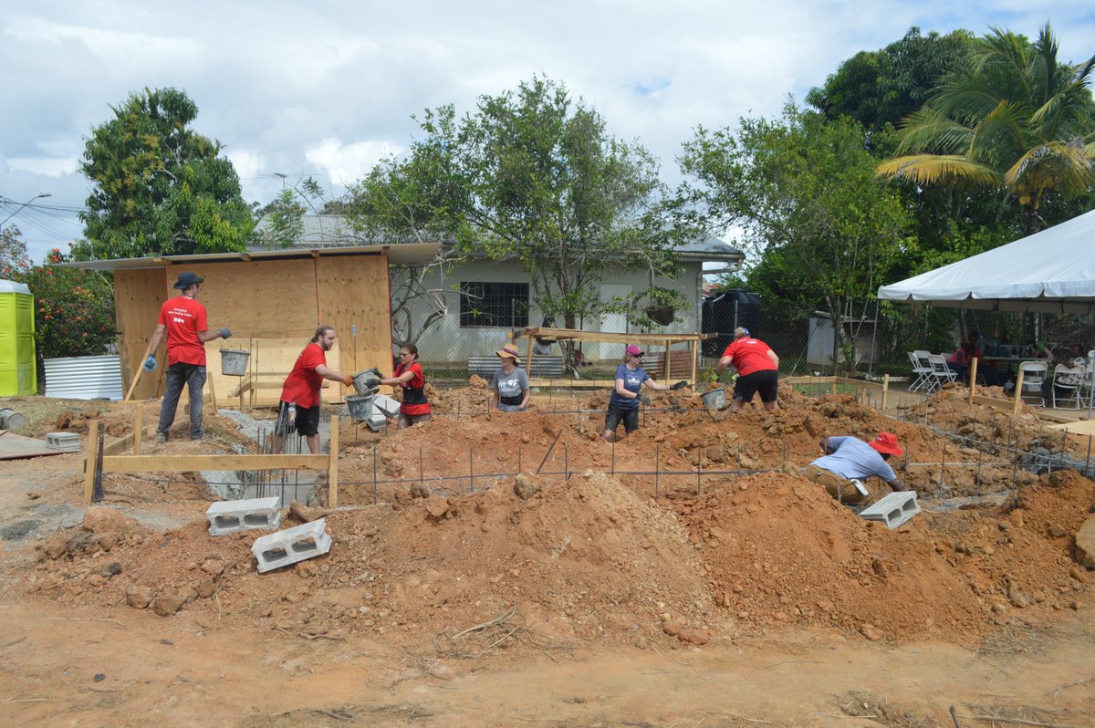 #TeamIowa is making real progress on Marie's home. What started as an empty, flat lot of land is now being transformed into a forever home.