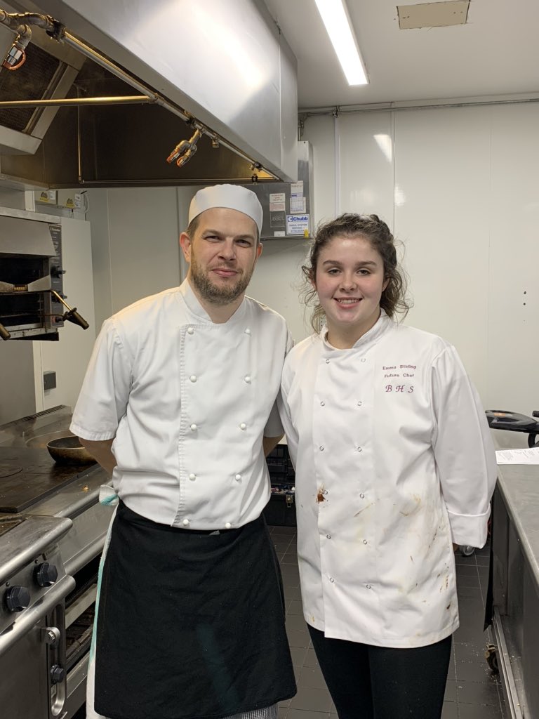 DTDunblaneHydro's tweet photo. #FutureChef2020 We had the absolute pleasure of having Emma, Local Finalist for the Springboard's FutureChef competition back to the hotel today! She was working on perfecting her dishes for the Regional Final on Tuesday! Good luck! @FutureChefs @gl_rosbotham @balfronhigh https://t.co/rscHhWFT86