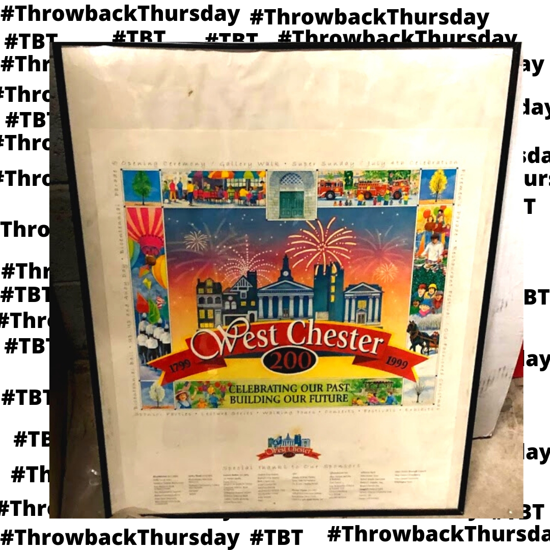 #TBT  
'Celebrating or Past, Building Our Future'
Found this in the warehouse today! 
WOW......how time flies !!✈️🐦😁
#westchesterpa200 #WestChesterPA #WestChesterPAboro #wcpa #Local #throwbackthurs #downtownwestchesterPA #TSBL #thinkshopbuylocal