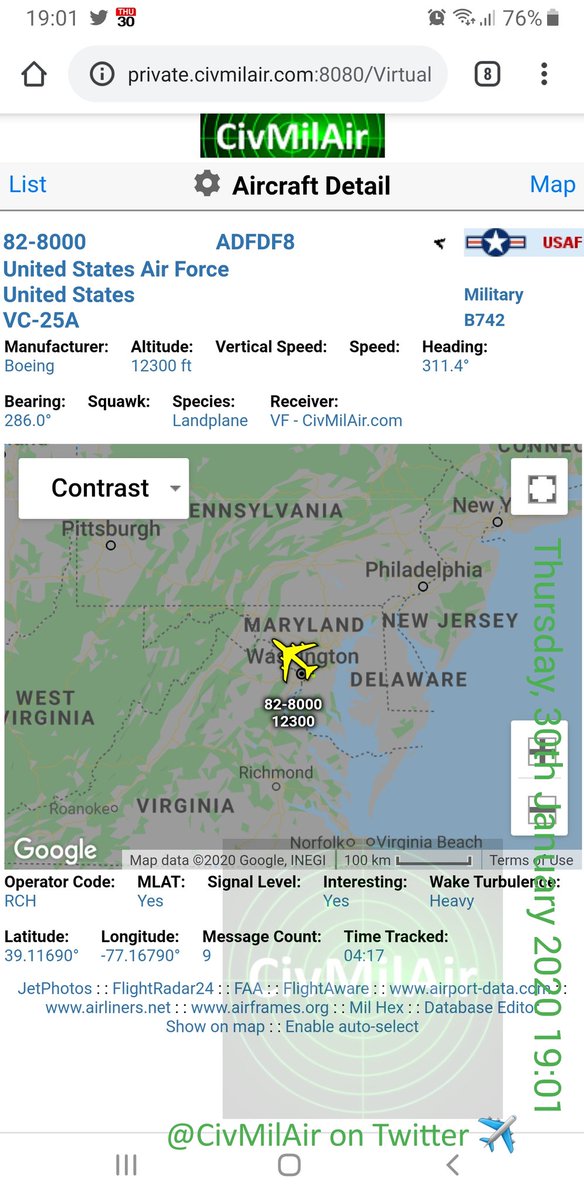 CivMilAir's tweet photo. Your tax dollars hard at work again... #AssholeOne climbing out from Joint Base Andrews
The impeached idiot-in-chief @realDonaldTrump heading off to Michigan then on to Iowa for another of his maga hate rallies ๐ฉ ๐คก
๐บ๐ธ US Air Force
VC-25A 82-8000
#ImpeachmentForceOne https://t.co/RLAQRmaRr7