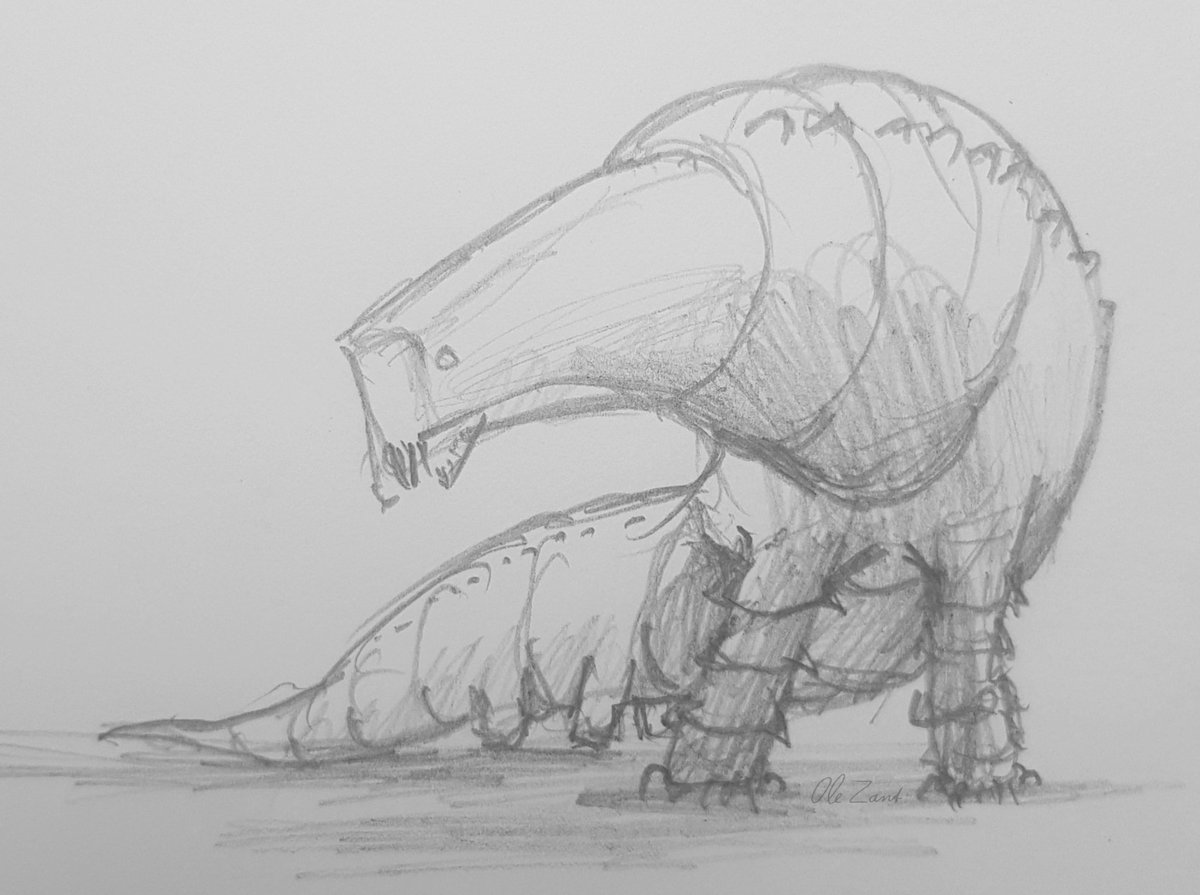 TheBioBob's tweet photo. I haven't been very productive lately so I figured I'd share some of my sketches. Although most of my latest art is paleoart I'm considering doing a few original fantasy creature designs in the future. https://t.co/WimQkasB31