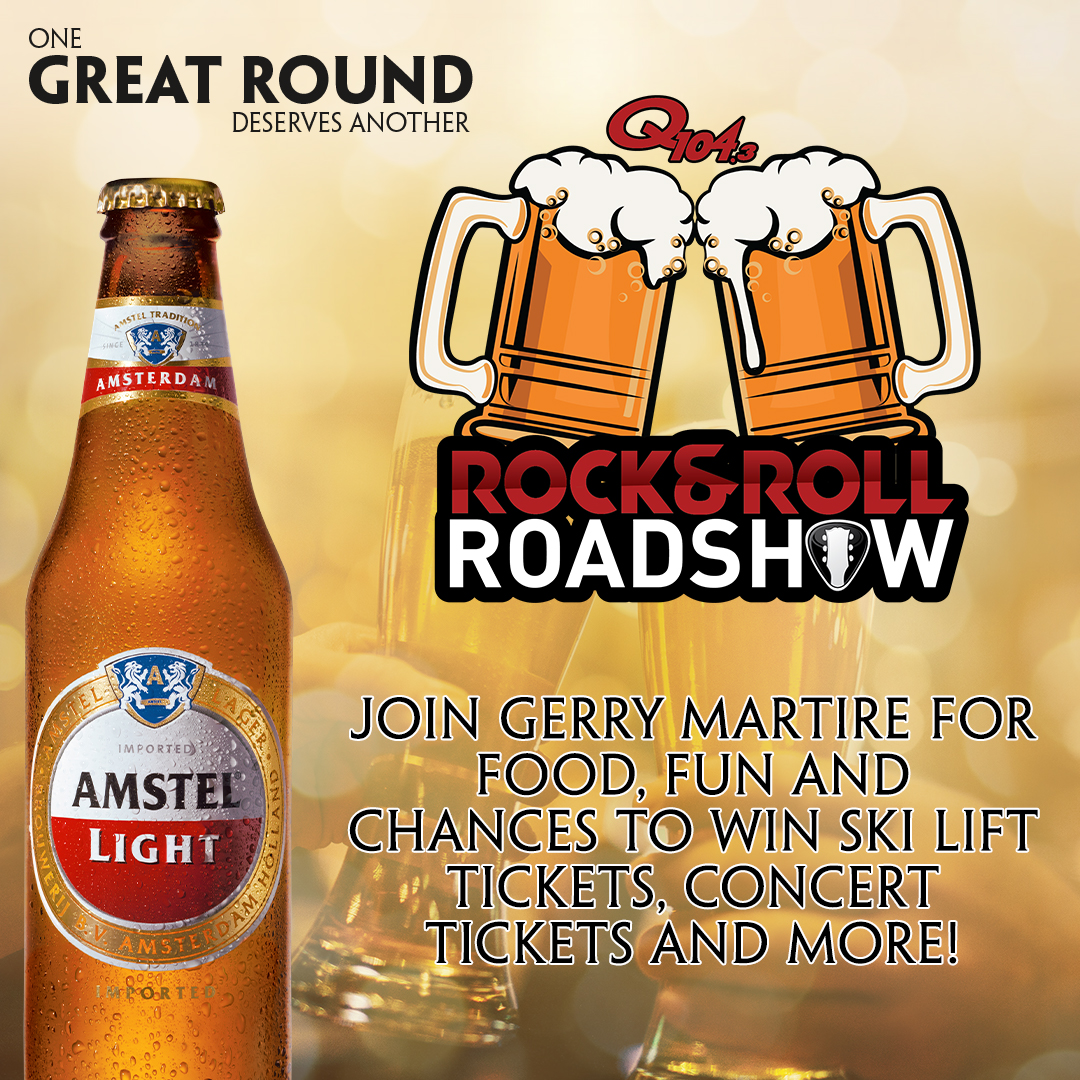 Q1043's tweet photo. Don't miss @Gerry1043 and the Q Crew tomorrow from 4p-7p at J.C. Fogerty's in Bronxville, NY!

The bar has specials on @AmstelLight. Gerry's got concert tickets and @Liftopia credits for your next ski trip!

https://t.co/prURrc94PP https://t.co/NjJCG3PuoG