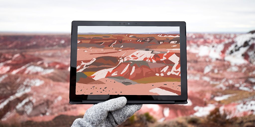 Get outside and get inspired with Surface.