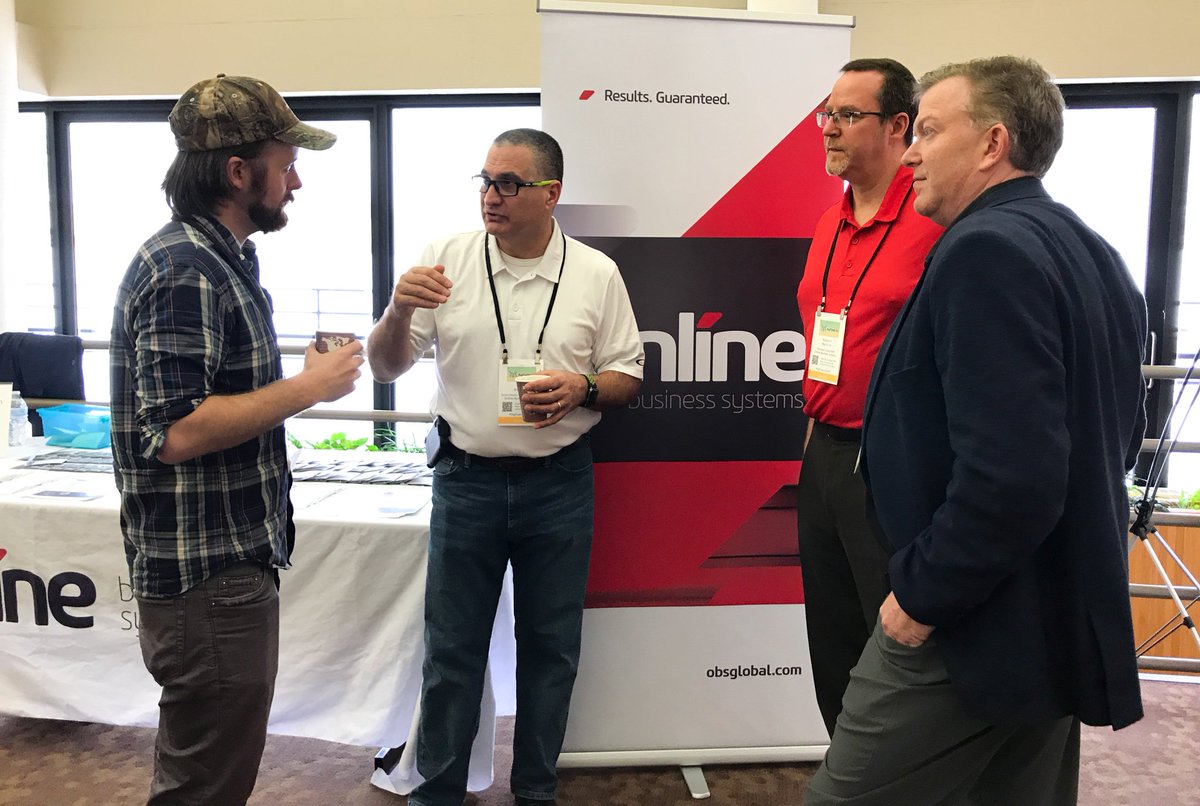 obs_global's tweet photo. Onliners Jack Etzion, Rob Martin and Chris Harper (not pictured) represented Online at the #Agfuse Conference in Minnesota last week. #ResultsGuaranteed #DigitalTransformation #Agribusiness #DigitalStrategy #MN https://t.co/2HXnVReyja