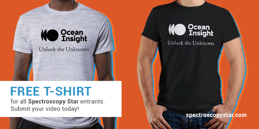 ASKOceanInsight's tweet photo. TOMORROW IS THE FINAL DAY!!! We are giving away FREE T-SHIRTS to all that enter the #SpectroscopyStar competition! You don't need to be an award-winning director or video editor. Visit https://t.co/IWyFheQZyb for more information. 

#videocontest https://t.co/u8b6JXkWHo