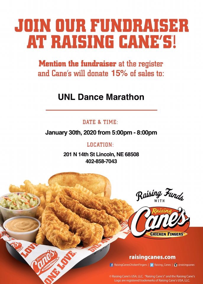 Join us TONIGHT at the Raising Cane's downtown and eat some chicken #FTK!
