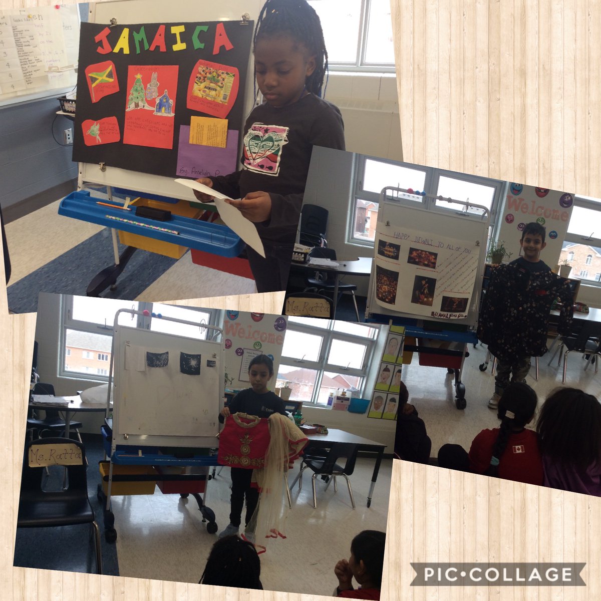 On the 4th day of presenting, our learning continued with Easter, Christmas and New Year celebrations in Jamaica, followed by two presentations about Diwali.