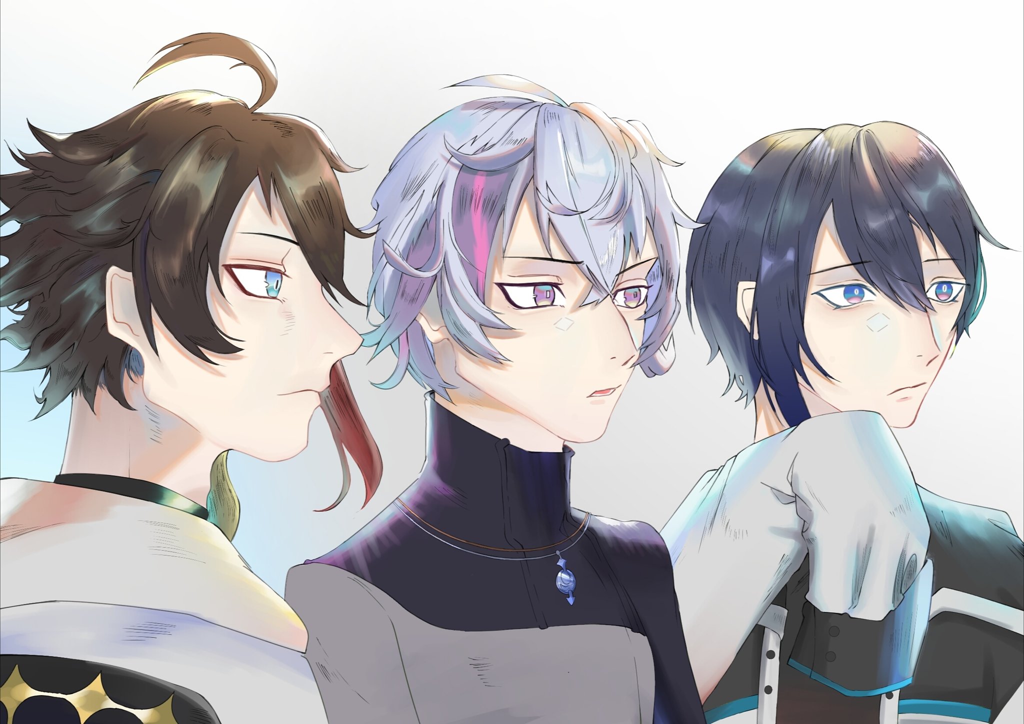 アルタイア じゃあなんすか メッシュ兄弟のイラスト描けばいいんすか 絵スコート さ絵ぐさ 灰画 T Co 8iyqdewjuu Twitter