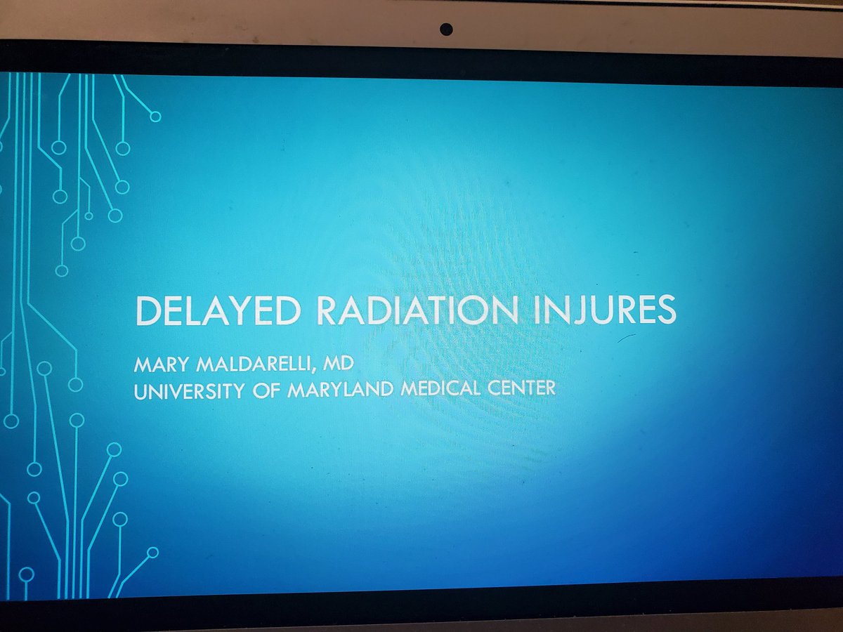 STCHBOT's tweet photo. Thank you Dr. Mary Maldarelli, PGY-1 in internal med @UMMC for her great lectore on late effect of radiation. @STCHBOT Intro to Hyperbaric Medicine. @KinjNS @rosendocster @UMmedschool https://t.co/MKmmVG77tg