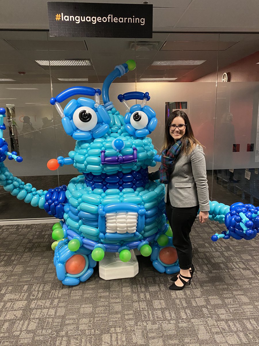 KristinaDanko's tweet photo. Who doesn't love meeting a character come to real life in the program I have seen hundreds...maybe thousand...of students learn from.  First day or the partnership forum in Provo, Utah at @ImagineLearning!  #languageoflearning https://t.co/E3Okou2NYV