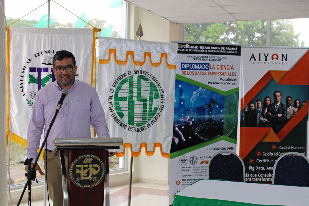 utpfisc's tweet photo. El día de ayer se realizó el Lanzamiento del Diplomado: La Ciencia de los Datos Empresariales en alianza con las empresas #Aiyon, @GBitCorp y la @utppanama.
EL mismo dará inicio el próximo 18 de febrero.
Las inscripciones se encuentran abiertas.
#FISC #Sistemas #FISC2020 https://t.co/ZW3S9mkjeZ
