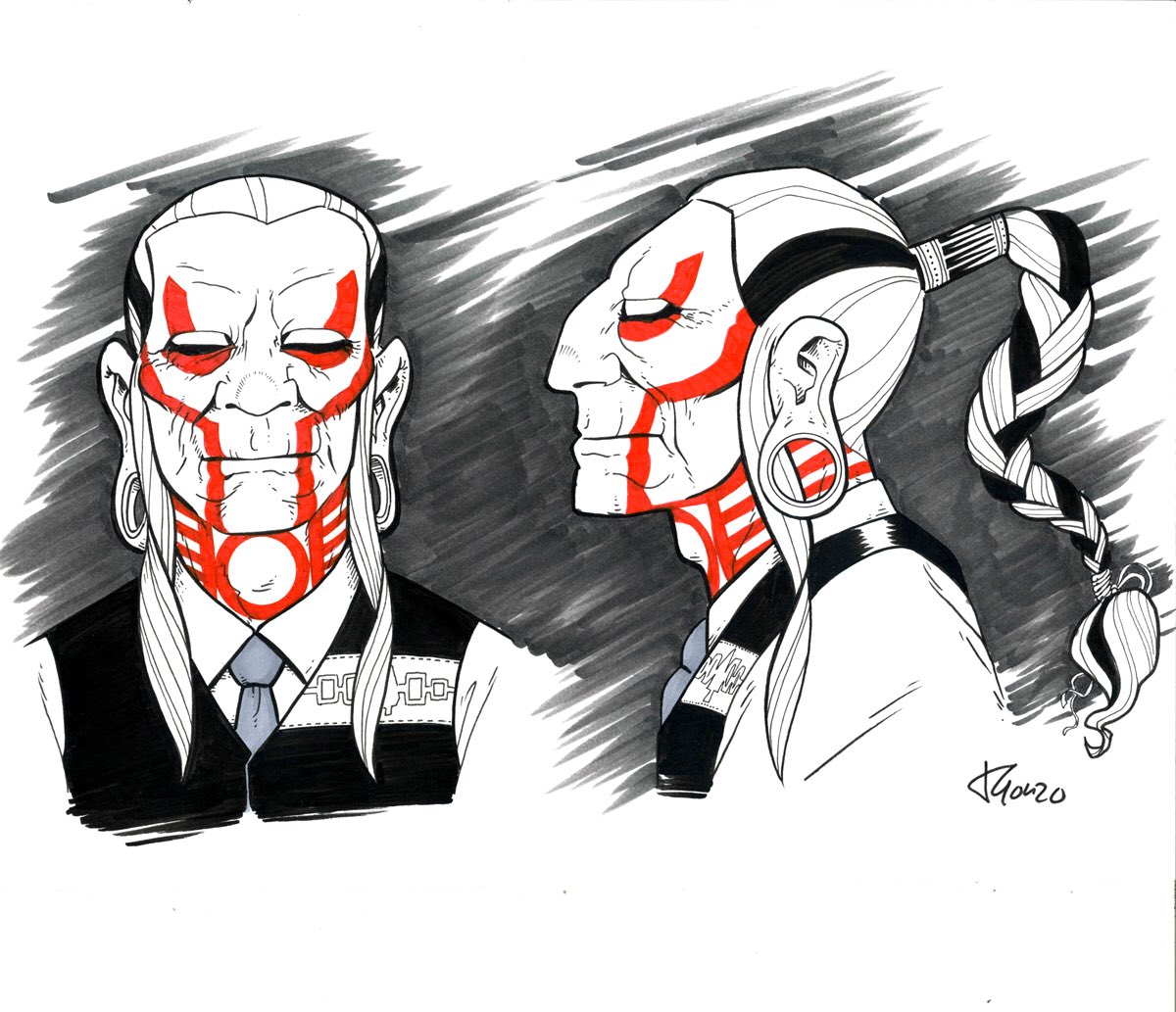 lamanocomic's tweet image. Came across some old images from a “Lone Ripclaw and Cub” that I pitched a couple years ago with @theisb - I may file the serial numbers off this and just draw it. #ripclaw #comicbook #comicbookpitch #postapocalypticworld