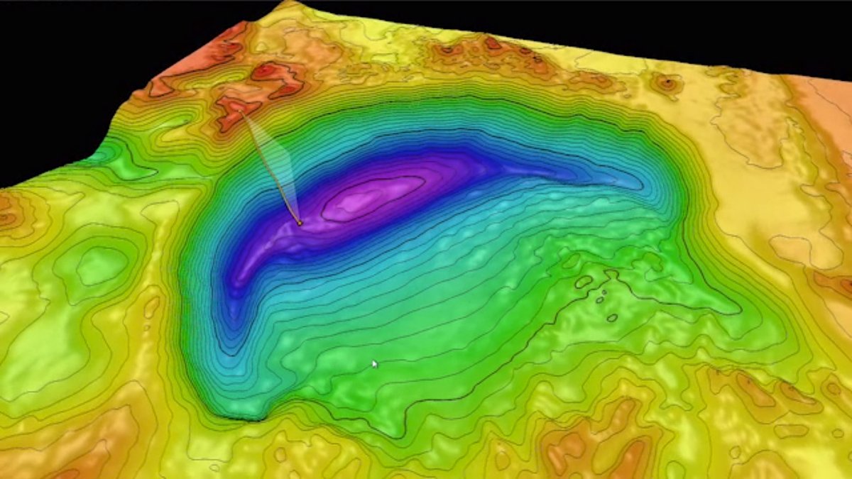 Map made with bathymetry data collected from the Okeanos Explorer.