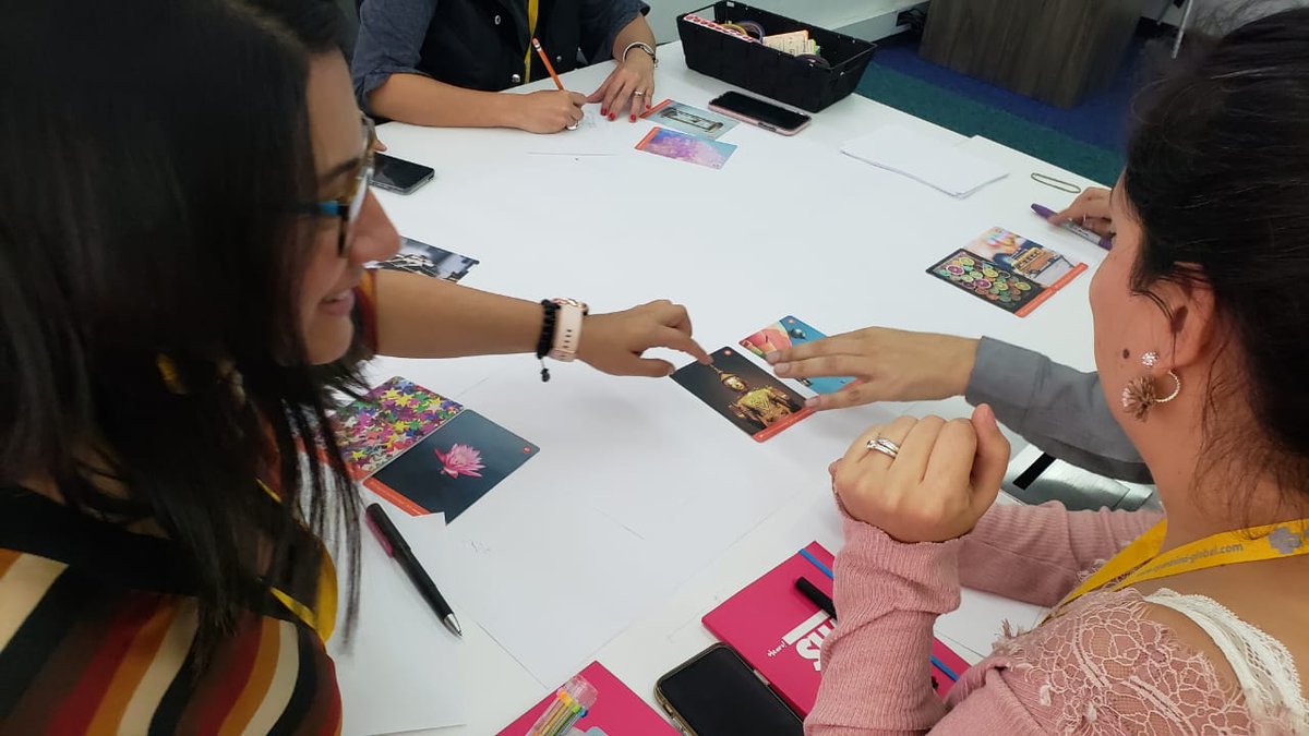Openmind_CD's tweet photo. Avanza el día y también lo hace nuestro taller de
#openthinking. #opencardsmethodology #metogologíasagiles #designthinking #aprendizaje https://t.co/eUaLGcmuKv