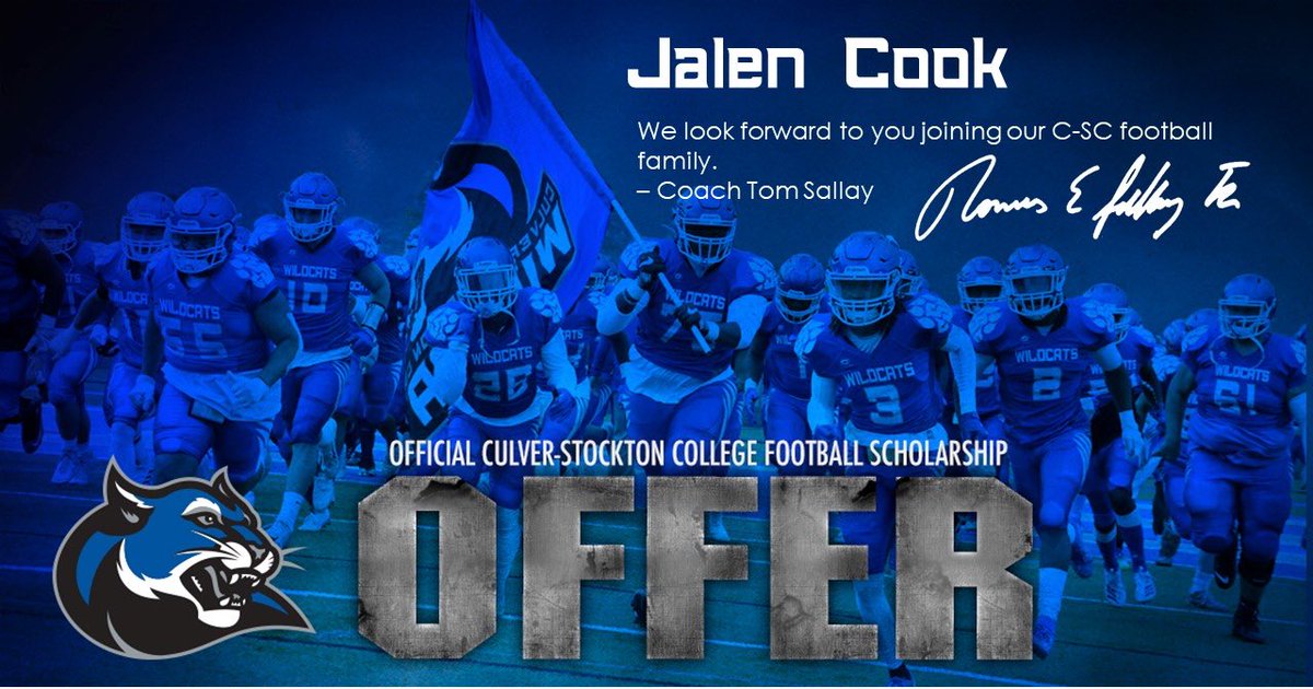 jalen_cook7's tweet photo. Blessed and honored to receive another athletic scholarship offer. Beyond humbled. #RestoreTheRoar @CoachChase_CSC https://t.co/HvG2skJ0j3