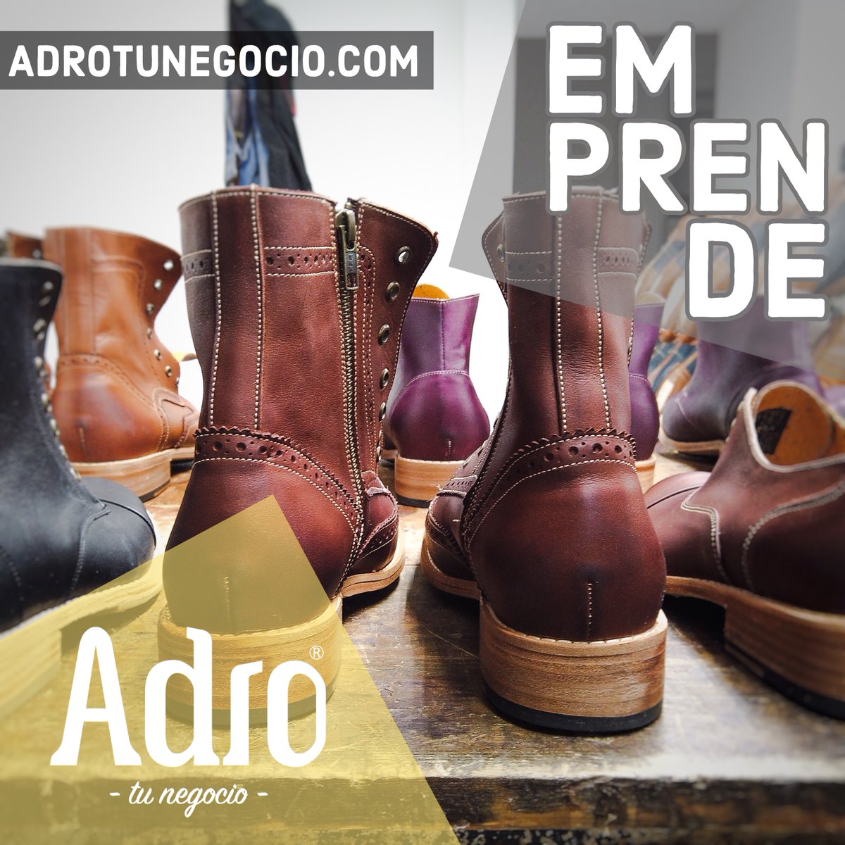 Adro_Shoes's tweet photo. 👞⚙️ #EMPRENDE con nosotros y regístrate como distribuidor. ¡Obtén muy buenos rendimientos y suma a este proyecto mexicano de zapatos de calidad! 🌟🇲🇽 

Visita https://t.co/zGJyrn60JO para conocer más 💡 

#AdroArtesanal #hechoamano #hechoenmexico #zapatosartesanales https://t.co/0vXAq3Z8y4