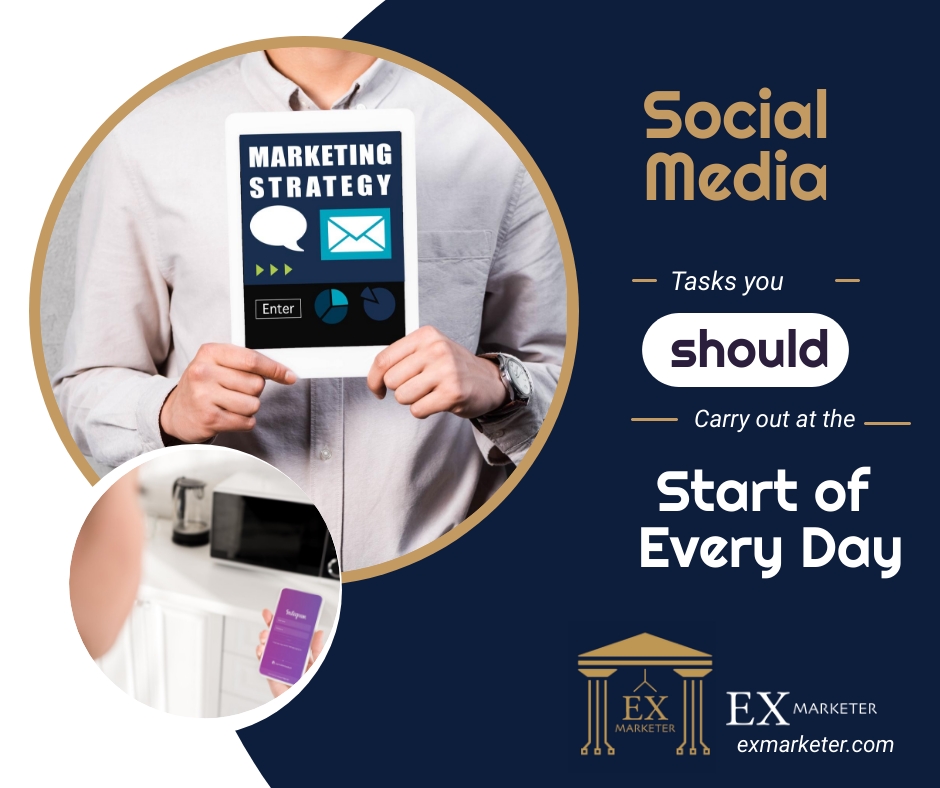 Ex_Marketer's tweet image. 9 #SocialMedia Tasks You Should Carry Out at the Start of Every Day

1 Check stats
2 Check replies
3 Monitor your #brand mentions
4 Set daily #goals
5 Check #content schedule
6 Check #marketingPlan
7 Check competitors
8 #FollowTrends
9 Create report

👉exmarketer.com