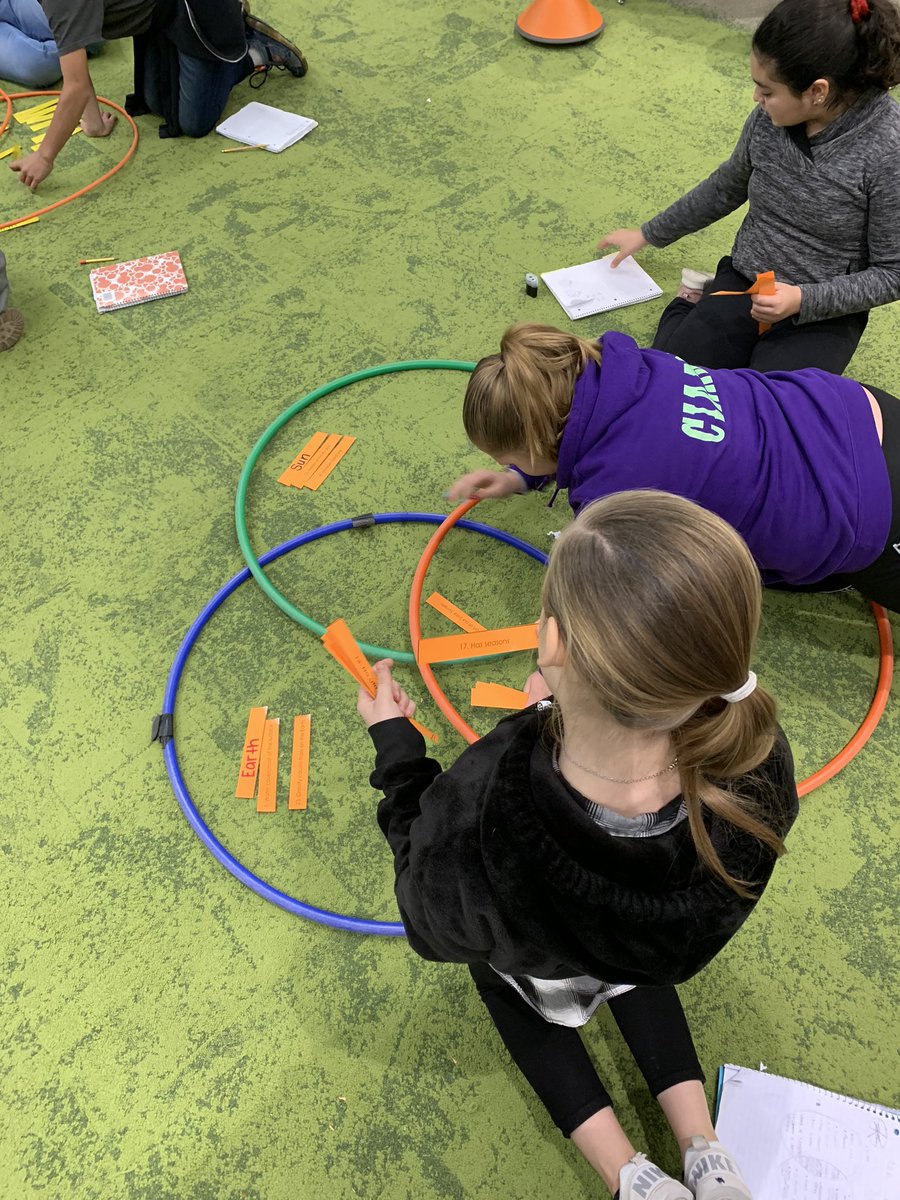 PioneerScience5's tweet photo. We’re basically Venn Diagram experts. And Sun and Earth and moon experts. Geniuses! @EKD_Elementary @ECISDScience #ECISDscienceROCKS https://t.co/pwkMfIQjak