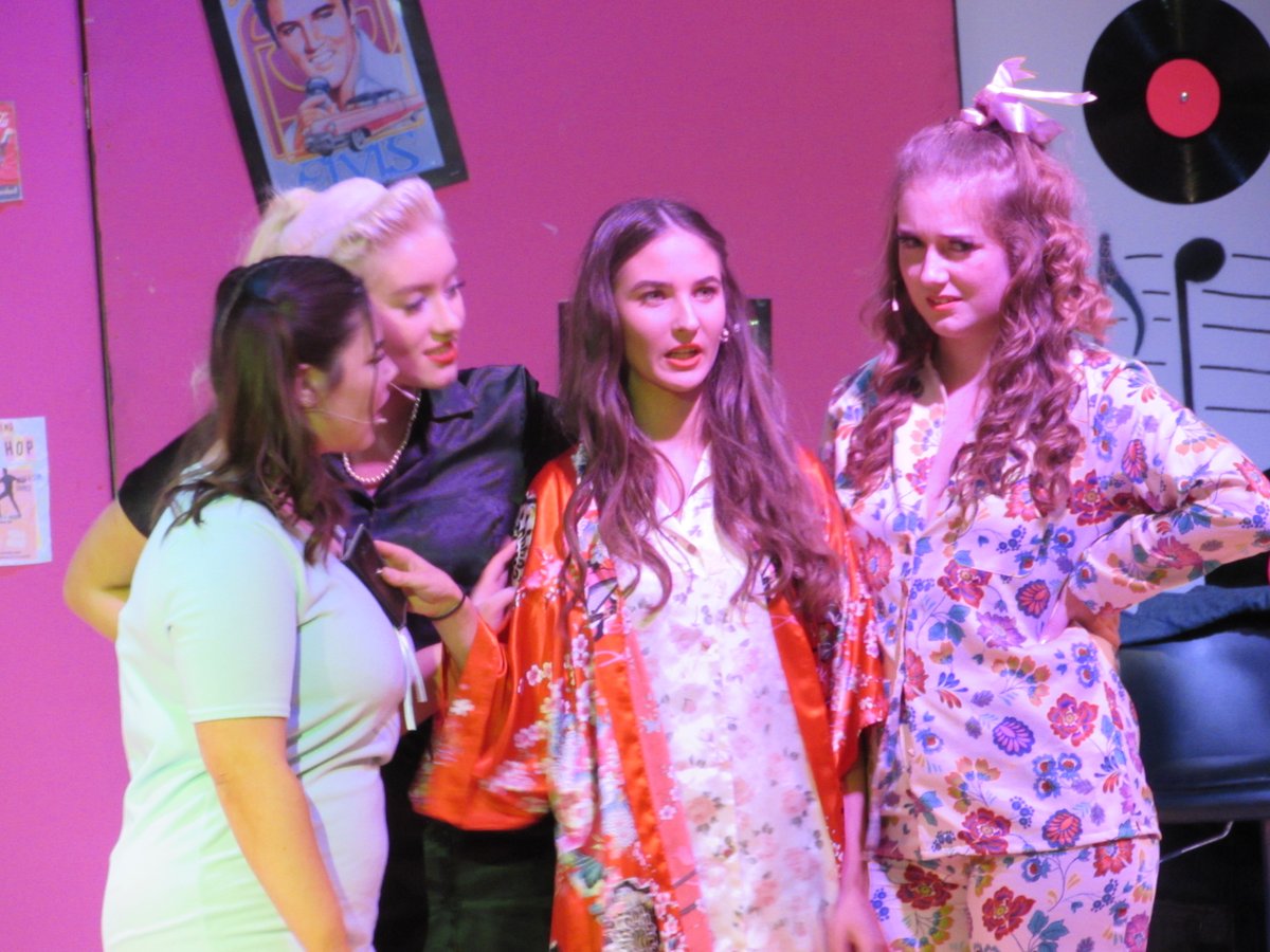 The show's in full swing! Go..go..go greased lightning! Looking and sounding fabulous <a href="/Music_HEX/">Herts & Essex Music</a>