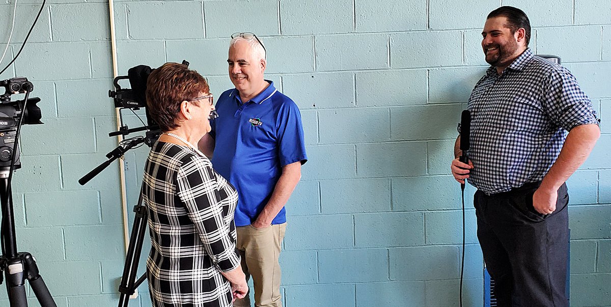 HCAM-TV (@hcamtv) on Twitter photo Station Manager Jim Cozzens shoots an information video for the <a href="/HopkintonEdFoun/">HopkintonEdFoundatio</a> with <a href="/HopkintonMiddle/">Hopkinton Middle</a> Teachers Maryellen Grady and William Mingace. <a href="/HillerAthletics/">Hopkinton Athletics</a> <a href="/HopkintonMA/">Hopkinton, MA</a> <a href="/Hopkintonpolice/">Hopkintonpolice</a> <a href="/hopknswellness/">Chris MacPherson</a> <a href="/eHop01748/">eHop | Hopkinton</a> @HopkinsSchool <a href="/HPFFA_L3772/">Hopkinton Fire L3772</a> Station Manager Jim Cozzens shoots an information video for the <a href="/HopkintonEdFoun/">HopkintonEdFoundatio</a> with <a href="/HopkintonMiddle/">Hopkinton Middle</a> Teachers Maryellen Grady and William Mingace. <a href="/HillerAthletics/">Hopkinton Athletics</a> <a href="/HopkintonMA/">Hopkinton, MA</a> <a href="/Hopkintonpolice/">Hopkintonpolice</a> <a href="/hopknswellness/">Chris MacPherson</a> <a href="/eHop01748/">eHop | Hopkinton</a> @HopkinsSchool <a href="/HPFFA_L3772/">Hopkinton Fire L3772</a>