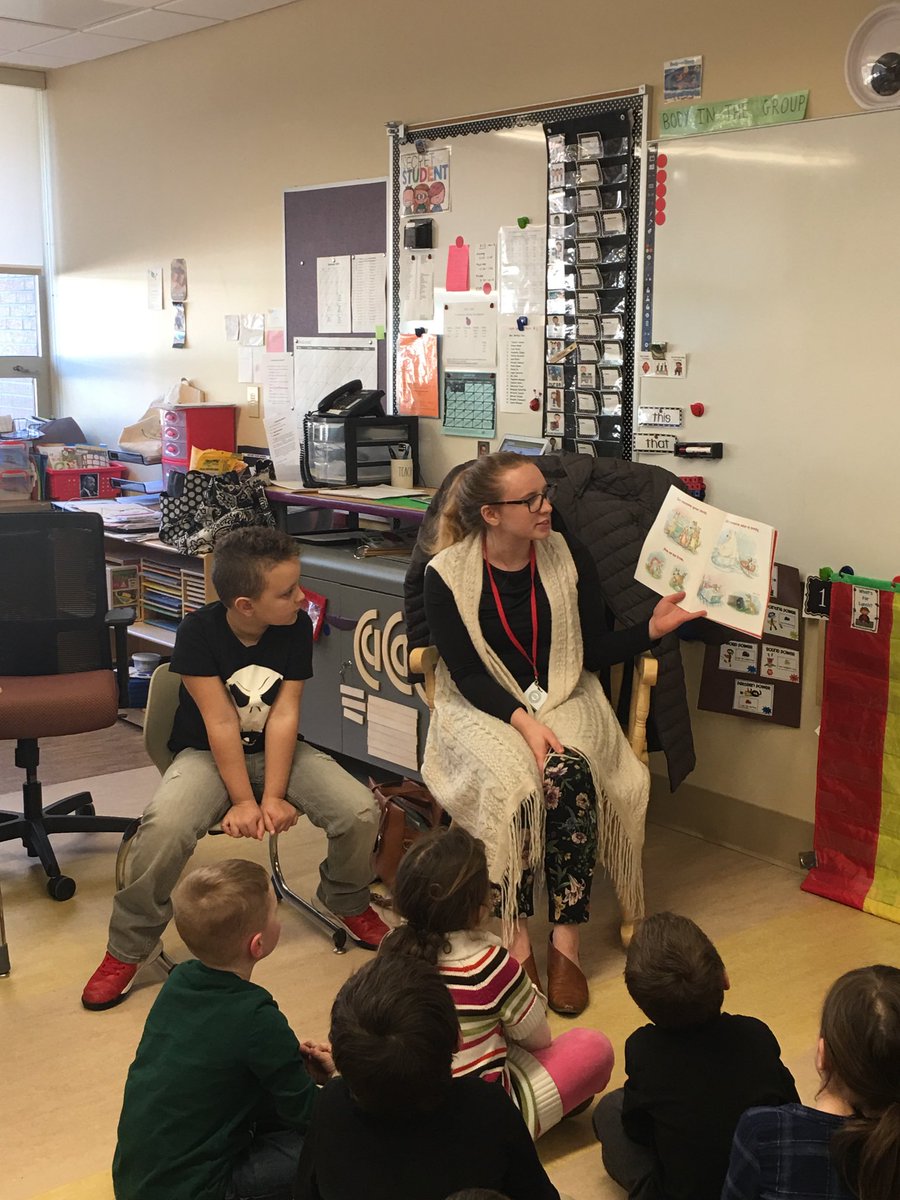 Our Mystery Reader, Ms. Foran, read Try A Little Kindness. Great message for all of us!  Thank you!  ⁦<a href="/LSSNorthboro/">LSS Northborough</a>⁩ ⁦<a href="/MarvelousMoring/">Carolyn Moring</a>⁩ #henrycole