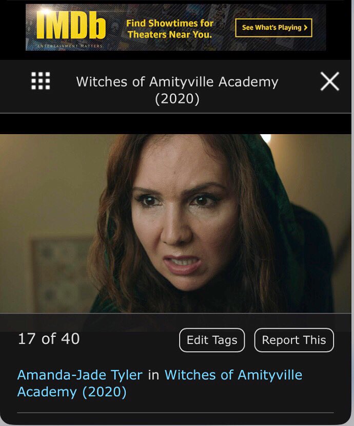 AmandaJadeTyler's tweet photo. Still photos from Witches of Amityville Academy π@proportionproductions @imdb #witches #witch #witchesofamityvilleacademy #witchesofamityville #actress #movie #film #featurefilm #baddie #horrormovies #acting #imdb https://t.co/fuzcdGPDQ6