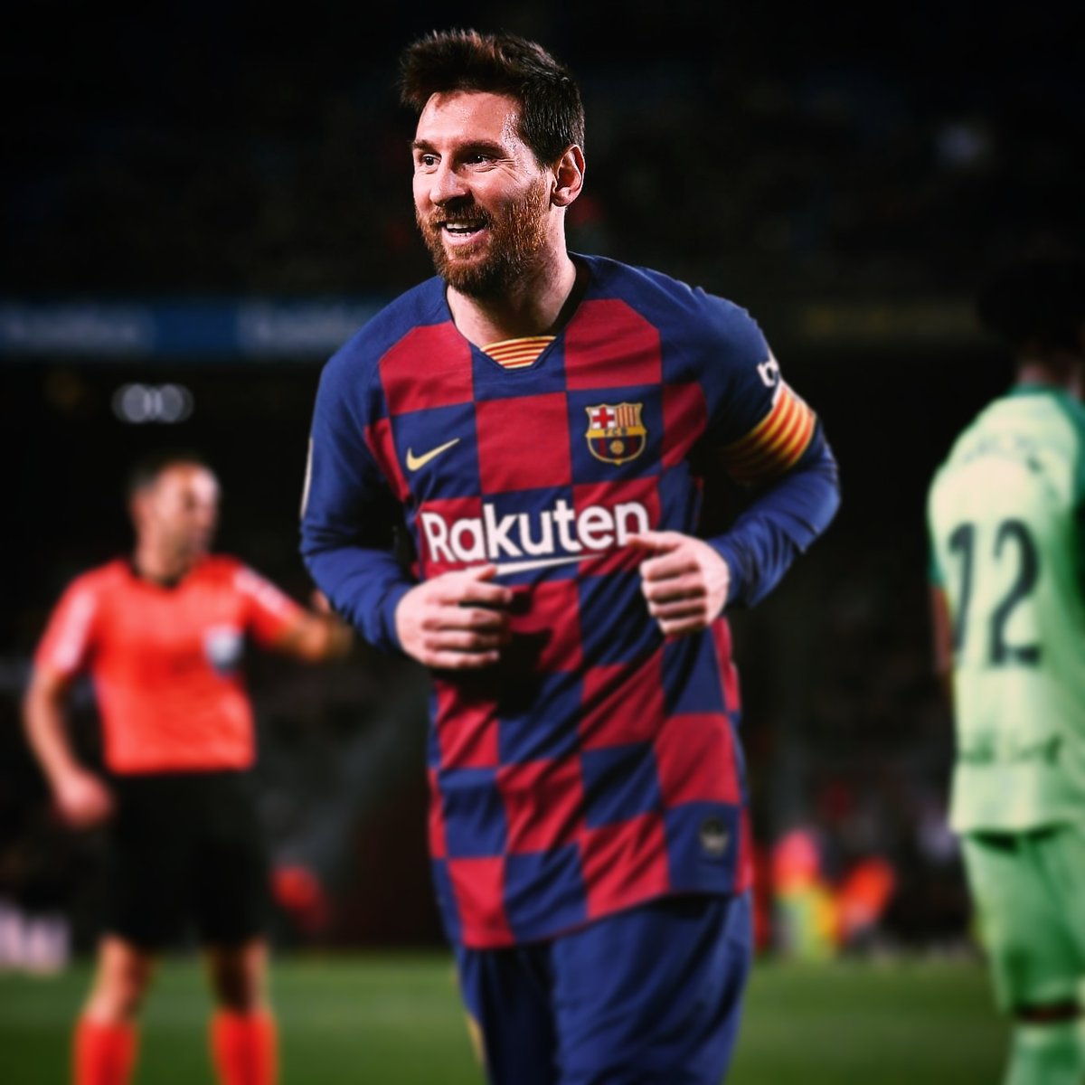 BarcaWorldwide's tweet photo. SCARY TO THINK THAT LEO HAS BEEN HAVING QUITE AN OKAY GAME WHILE BAGGING IN 2 GOALS AND 1 ASSIST.

#GOATISCULER FOR A REASON. https://t.co/c8cga926Y6